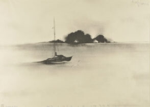 Fishing Boat and Island