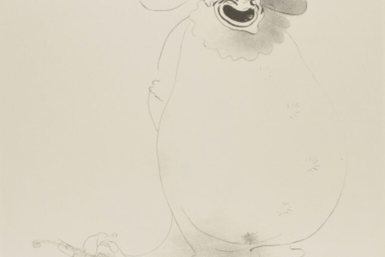 Circus Group – No. 2 – Clown and Fiddling Dog