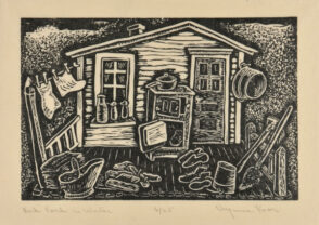 Back Porch in Winter