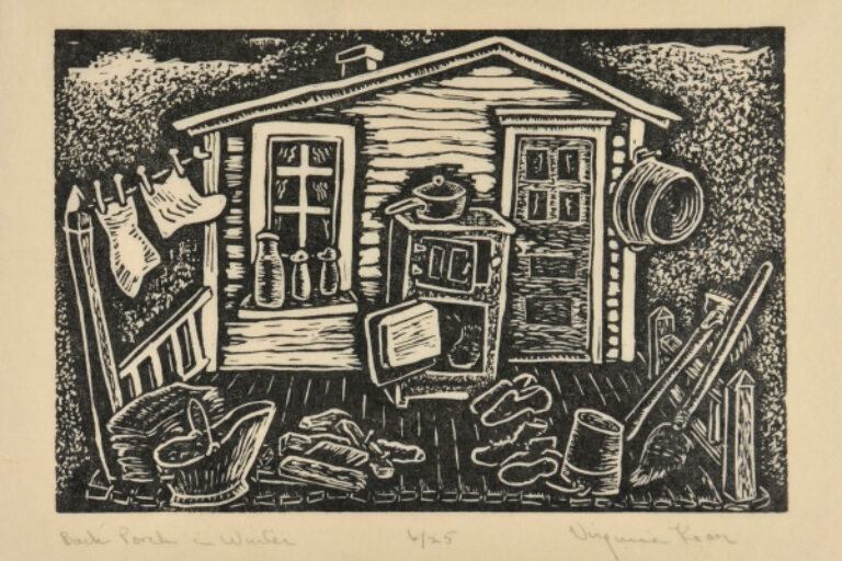 Back Porch in Winter