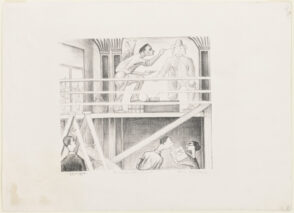 Mural Painter at Work