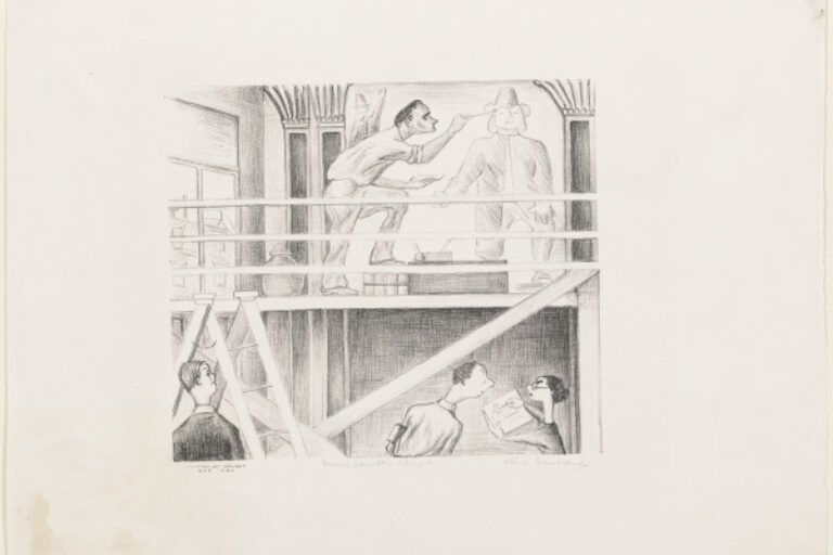 Mural Painter at Work