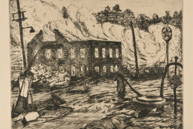 Hurricane, Flood and Fire, Peterboro, N.H.