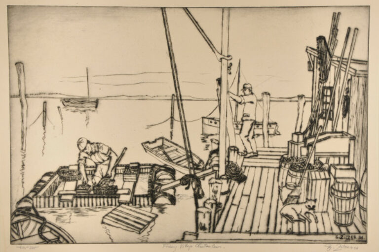 Fishing Village Clinton, Conn.