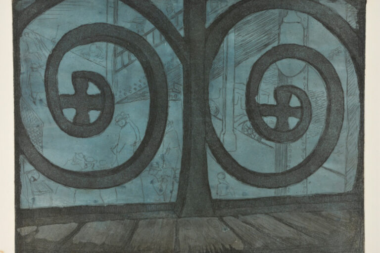 Street Scene from Elevated Station