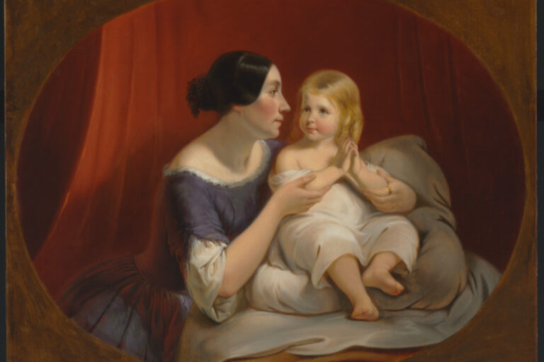 MRS. HENRY MANKIN AND CHILD, MARIA THERESA MANKIN (SARAH ANNE FOARD MANKIN AND MARIA THERESA MANKIN)