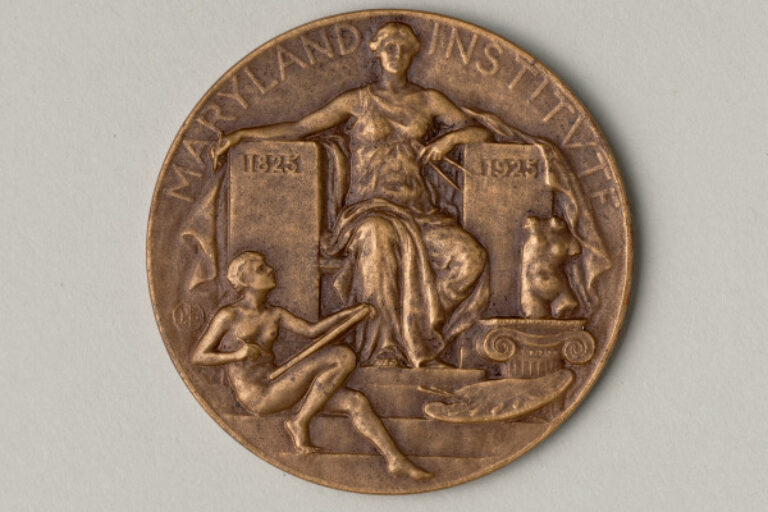 "MARYLAND INSTITUTE 1825-1925" MEDAL