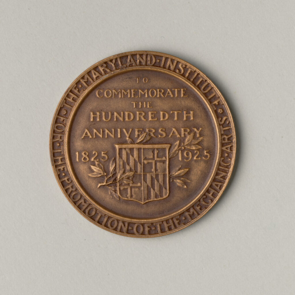 “Maryland Institute 1825-1925” Medal - Image 2