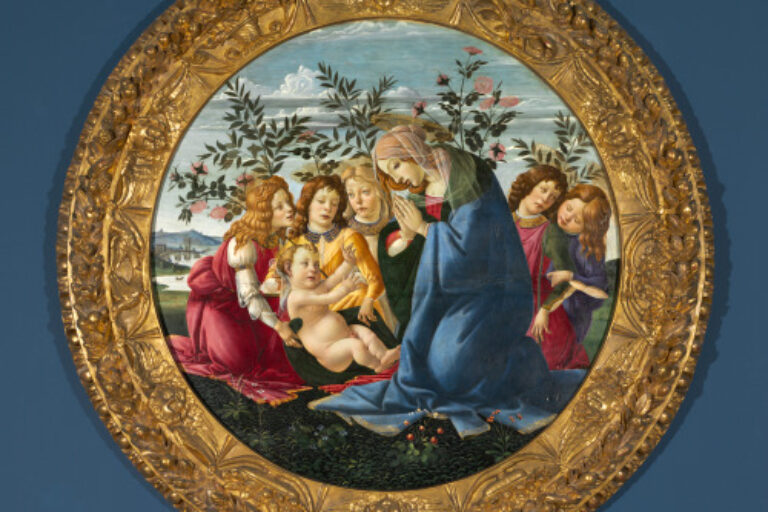 Madonna Adoring the Child with Five Angels