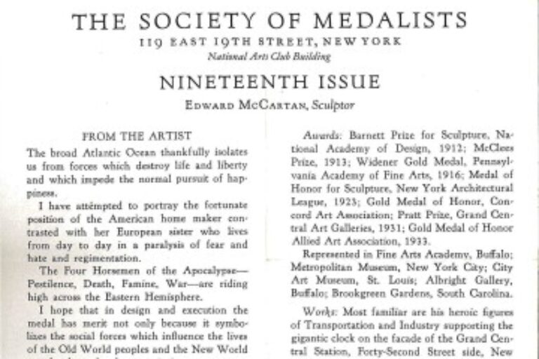 "AMERICAN HOMEMAKER AND HER EUROPEAN COUNTERPART" MEDAL