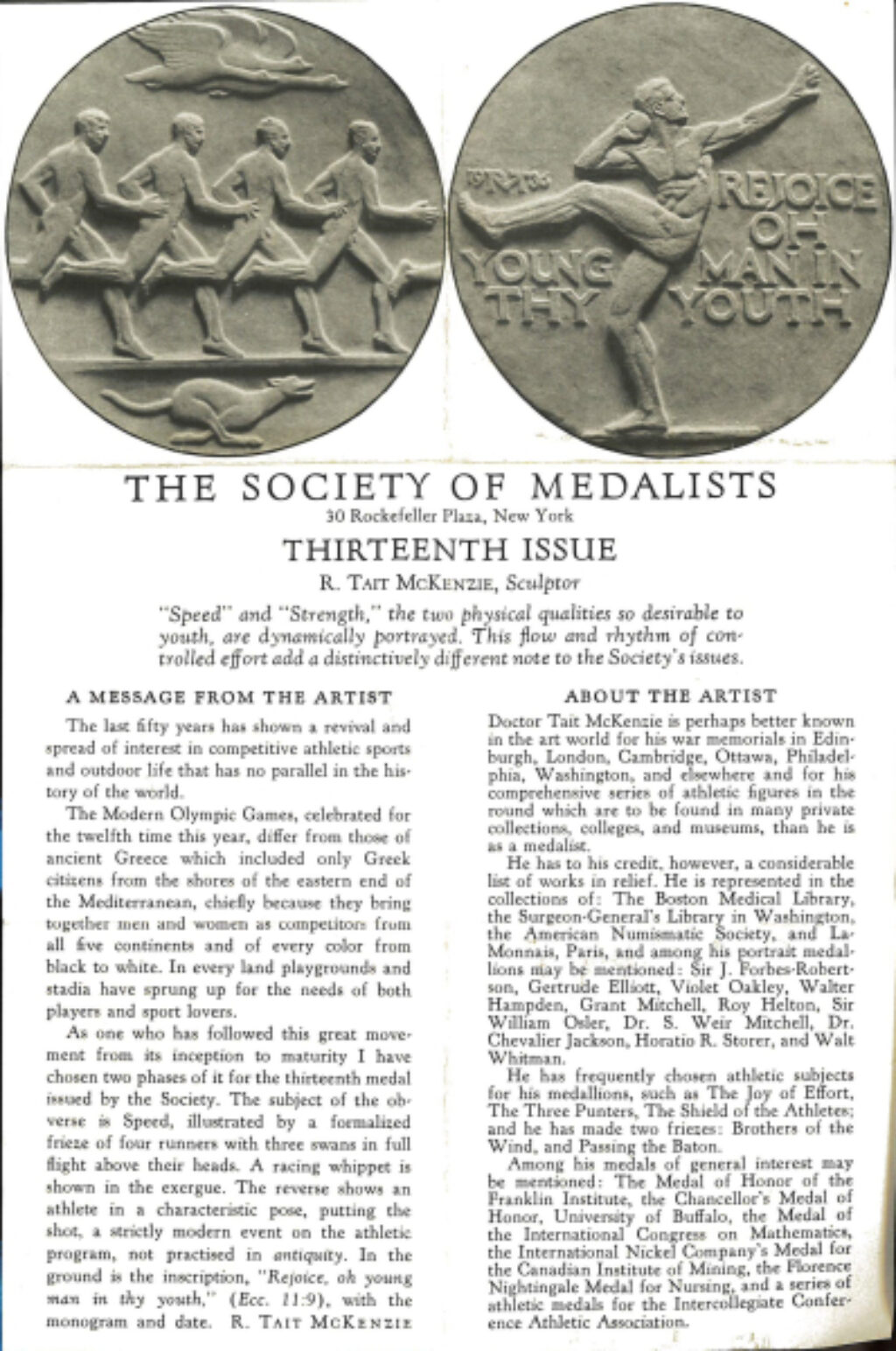 “Speed and Strength” Medal