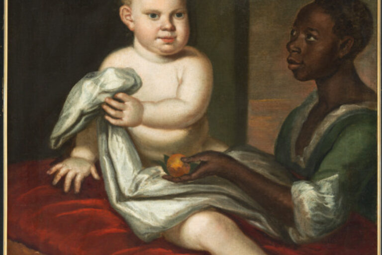 GUSTAVUS HESSELIUS, JR. WITH HIS NURSE