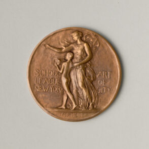 “School Art League of New York Merit Award” Medal