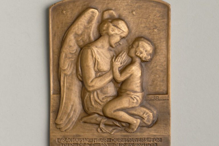 "THE FIRST PRAYER" PLAQUETTE