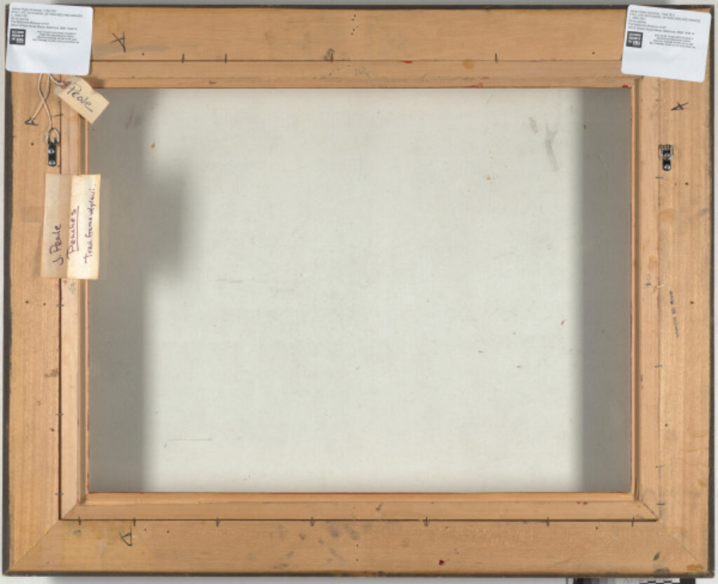 Still Life with Bowl of Peaches and Grapes - Image 2