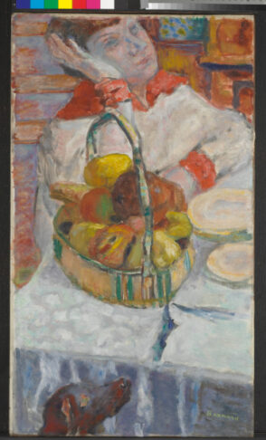 Woman with Basket of Fruit