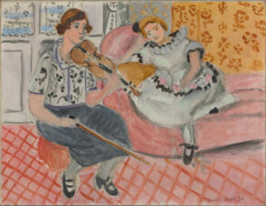 Violinist and Young Girl (“Divertissement”)