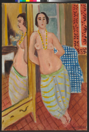 Standing Odalisque Reflected in a Mirror