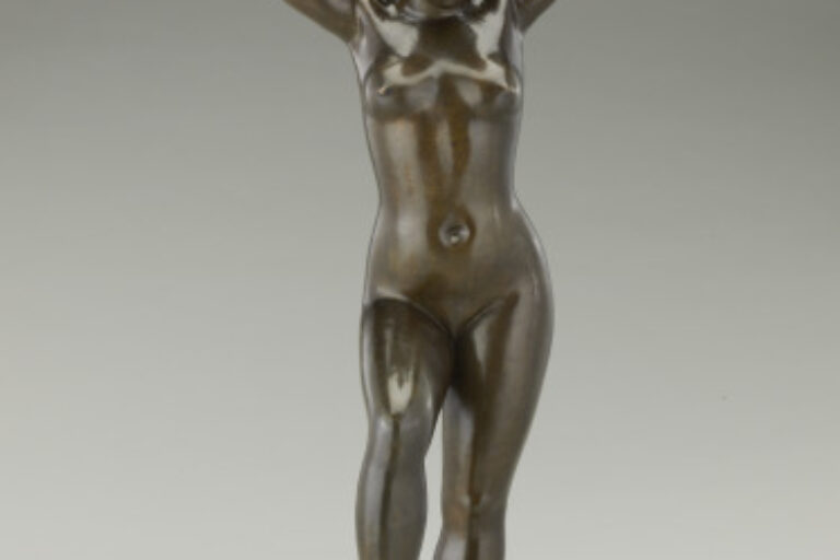 BATHER FIXING HER HAIR