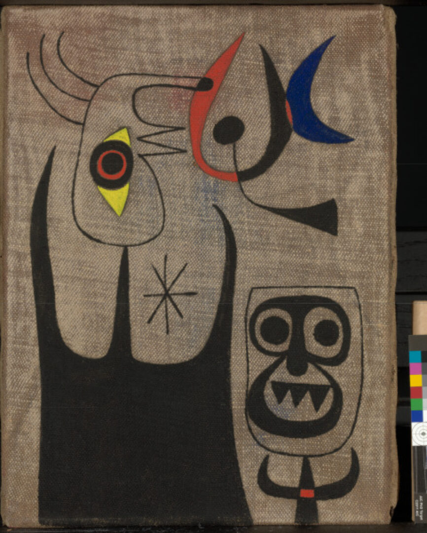 WOMEN AND BIRD IN FRONT OF THE MOON