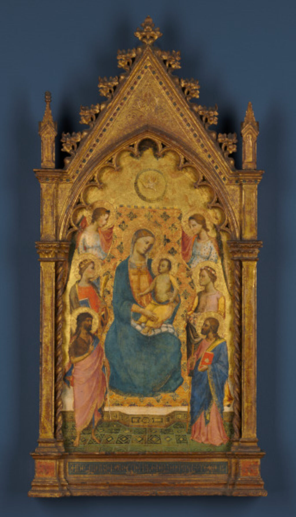 Madonna and Child Enthroned with Two Angels and Four Saints - Image 2