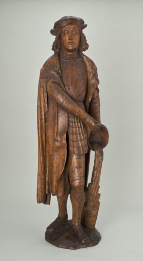 St. Florian with Burning Church