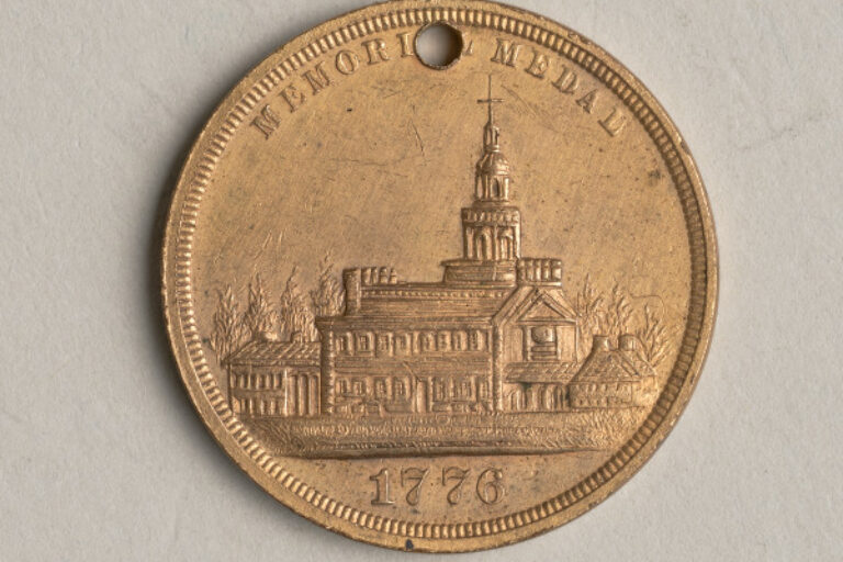 "PHILADELPHIA INTERNATIONAL CENTENNIAL EXHIBITION 1876" MEDAL