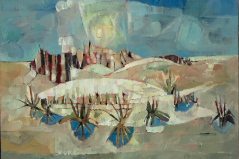 Landscape with White Sands