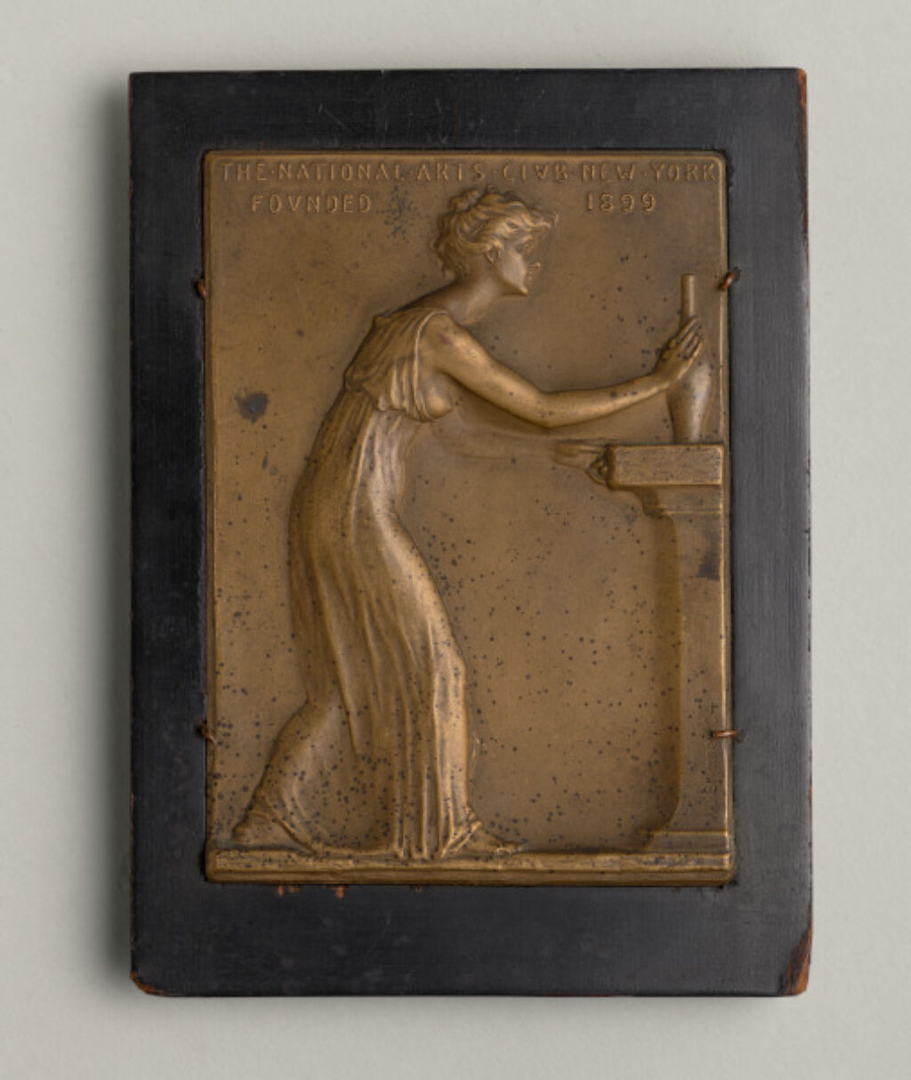 “The National Arts Club, New York” Plaquette