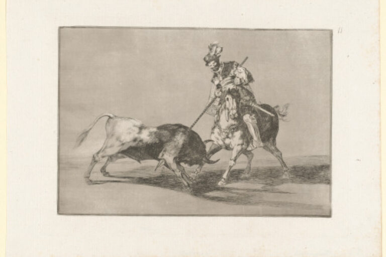 EL CID CAMPEADOR LANCEANDO OTRO TORO (THE CID CAMPEADOR SPEARING ANOTHER BULL)