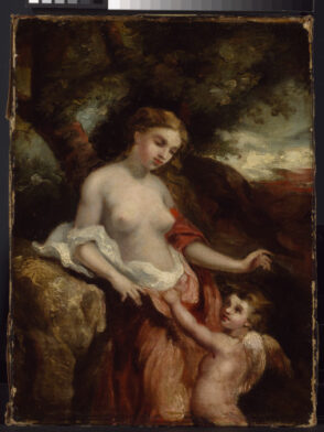 Venus and Cupid in a Forest
