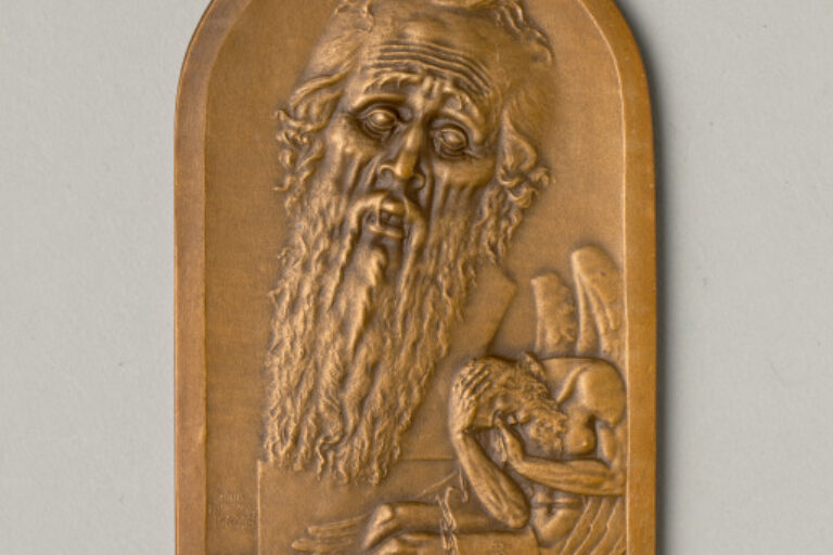 "HEAD OF JEREMIAH" PLAQUETTE