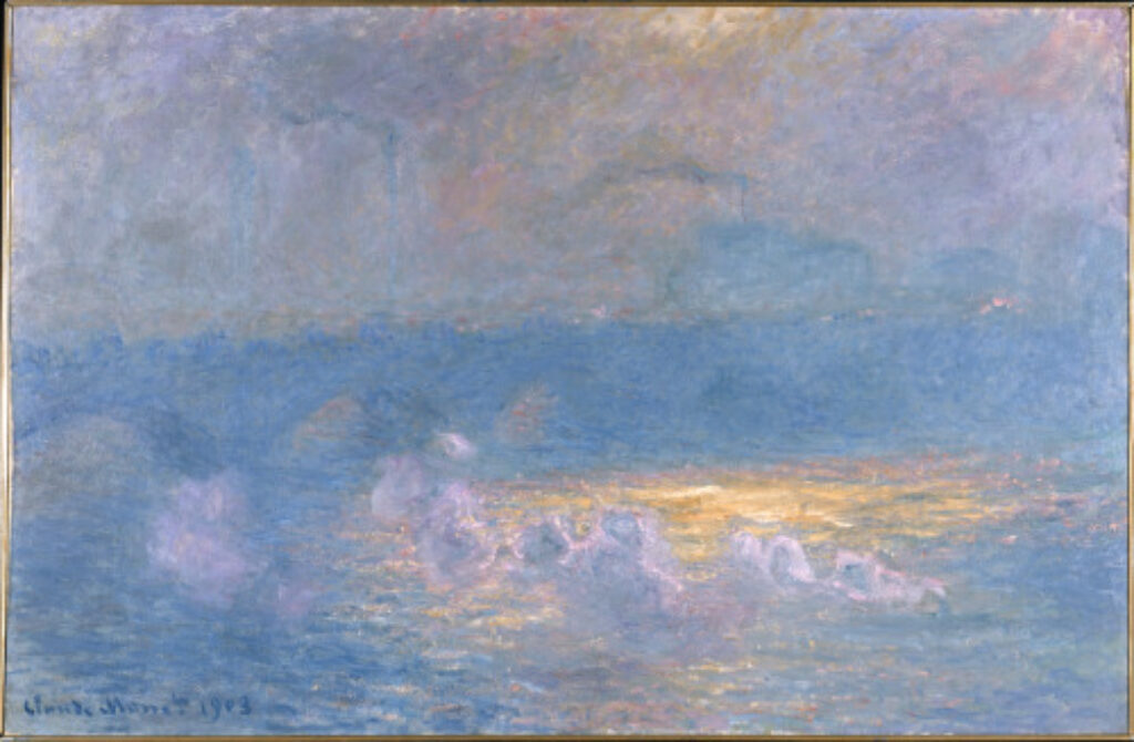 Waterloo Bridge, Sunlight Effect with Smoke - Image 2