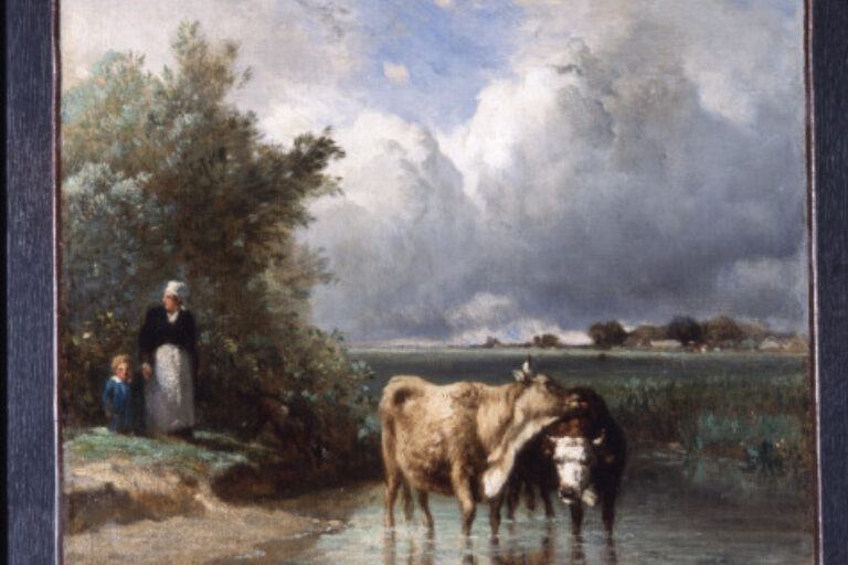 Landscape with Cattle and Figures