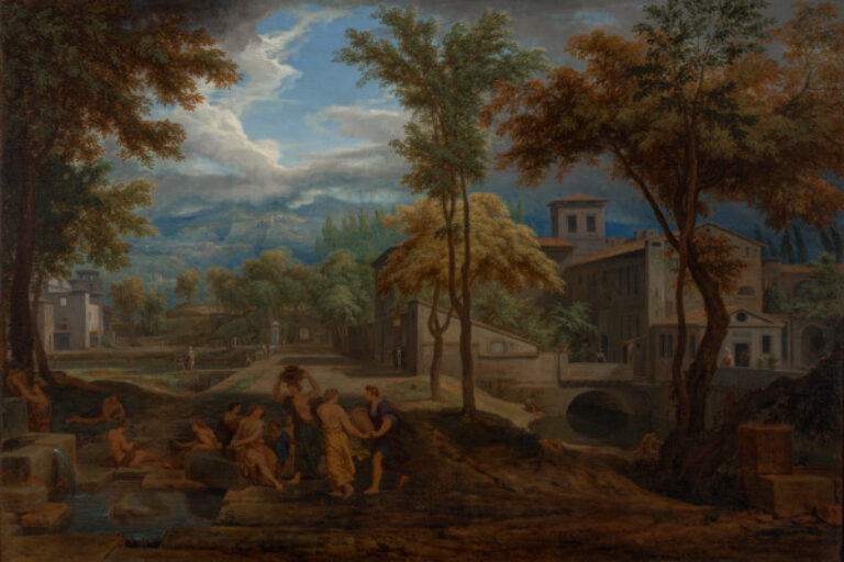 LANDSCAPE WITH CLASSICAL BUILDINGS