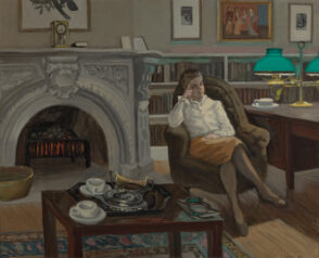 Anne at the Fireplace