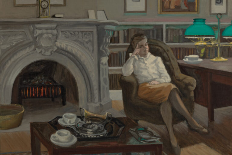 Anne at the Fireplace