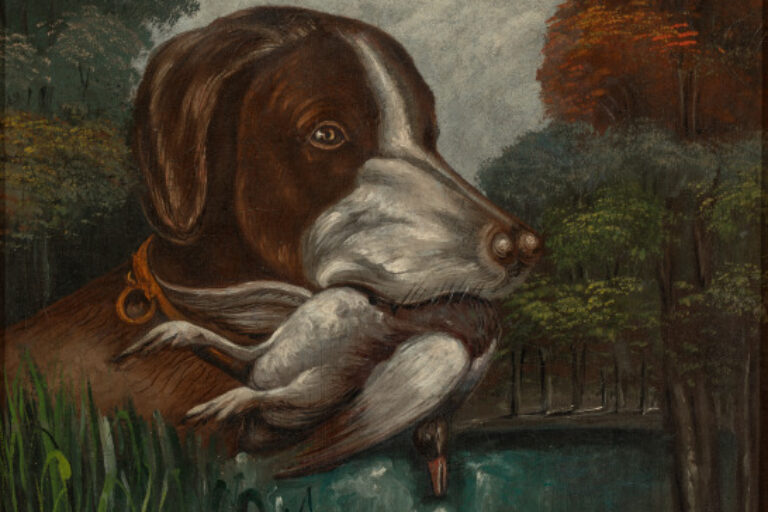 Dog with Bird in Mouth