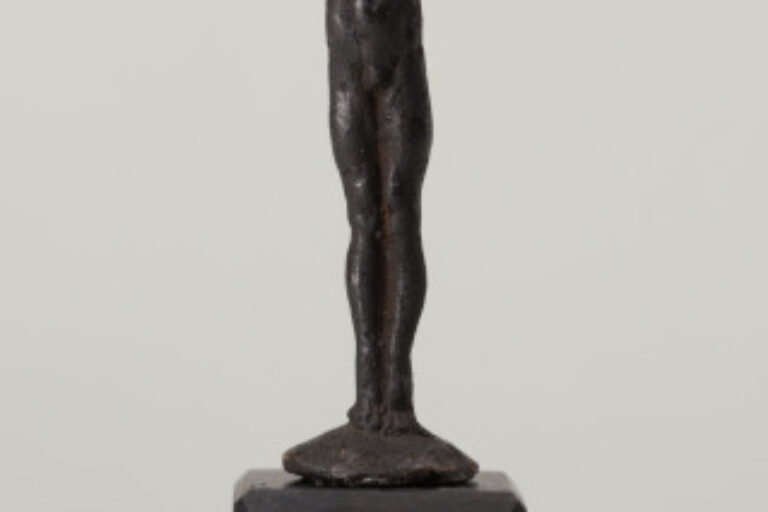 Male Figure, Arms Over Head, Rounded