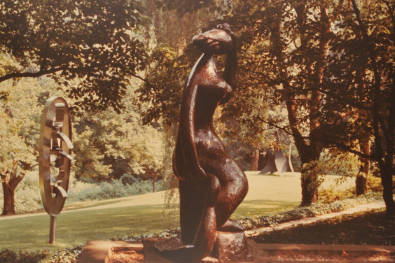 LAURENS, LARGE BATHERS. PHOTOGRAPH TAKEN IN THE WURTZBURGER SCULPTURE GARDEN (ORIGINAL SITE, TIMBERLANE)