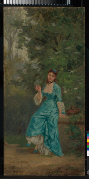 Figure in Blue
