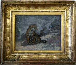 Leopard Sitting