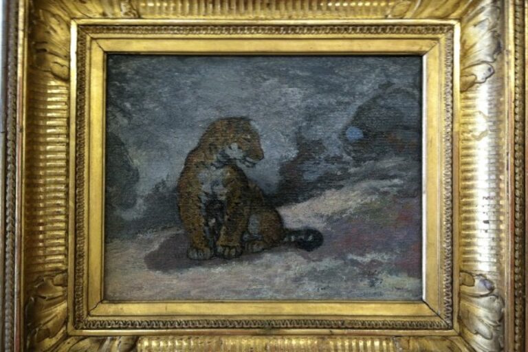 Leopard Sitting