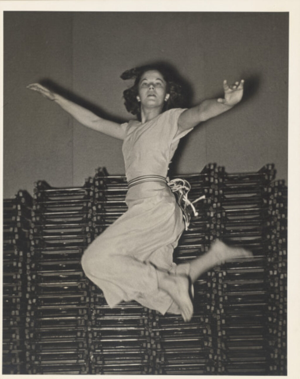 Spirited Leap at Ballet Reherarsal – Bennington College