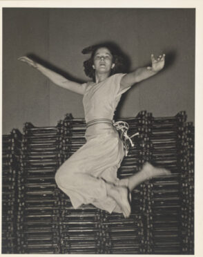 Spirited Leap at Ballet Reherarsal – Bennington College