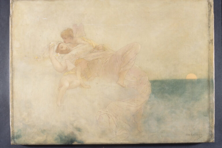 SKETCH FOR BEDROOM CEILING IN W. H. VANDERBILT'S HOUSE