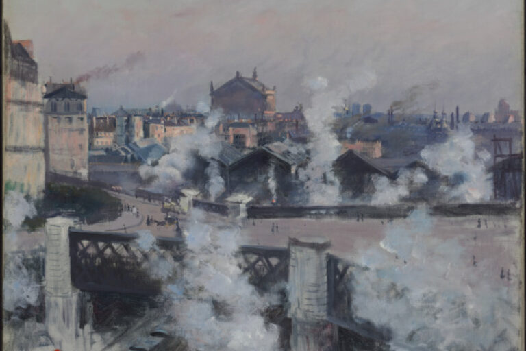 VIEW OF ST. LAZARE RAILWAY STATION, PARIS