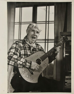 Carl Sandburg and his Guitar