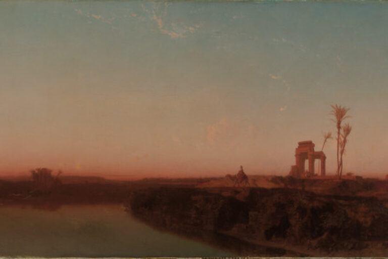 Afterglow on the Banks of the Nile