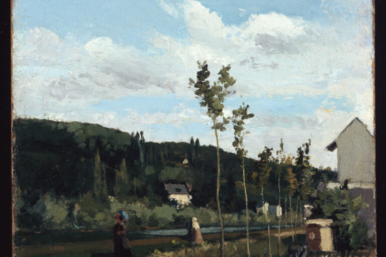 STROLLERS ON A COUNTRY ROAD, LA VARENNE-SAINT-HILAIRE